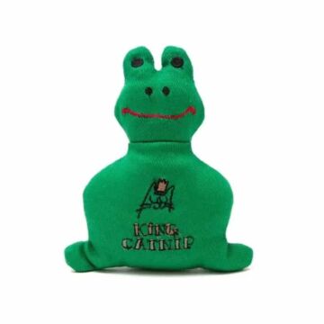 King Catnip Cat Toy - Frog
