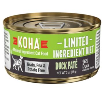 Koha Cat Wet Food - Limited Ingredient Diet Duck Pate 85g