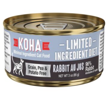 Koha Cat Wet Food - Limited Ingredient Diet Rabbit Au Jus 85g