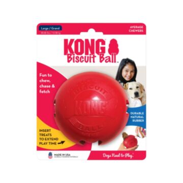 Kong Dog Toy - Biscuit Ball - Large