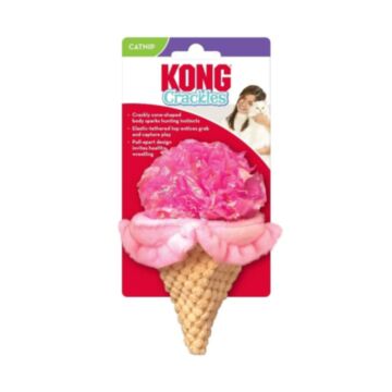 KONG Cat Toy - Crackles Scoopz (Pink)