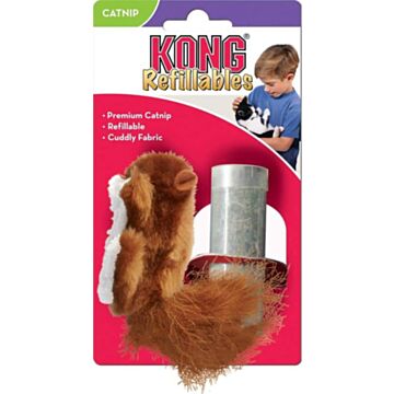 KONG Cat Toy - Refillables Catnip Squirrel