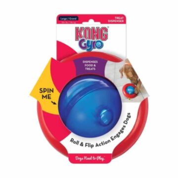 KONG Dog Toy - Gyro Dog Treat Dispenser (L)