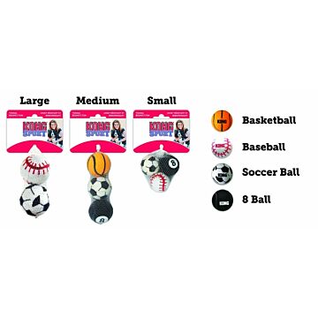 KONG Sport Balls Dog Toy - L (2/pack)