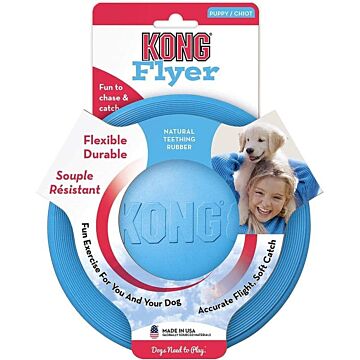 KONG Puppy Toy - Flyer (Blue)