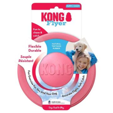 KONG Puppy Toy - Flyer (Pink)