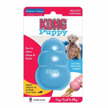 KONG Puppy Chew Toy - Medium (Blue)