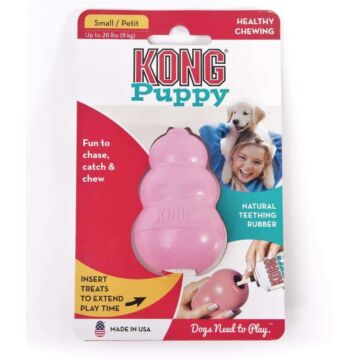KONG Puppy Chew Toy - Small (Pink)