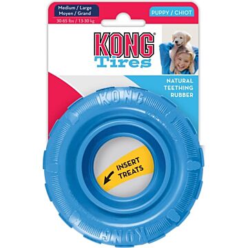 KONG Puppy Toy - Tires (Blue) - Medium / Large