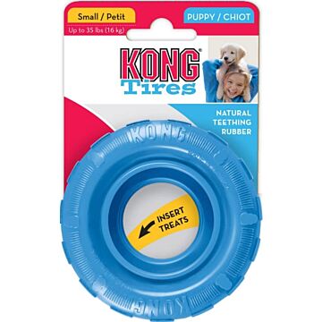 KONG Puppy Toy - Tires (Blue) - Small