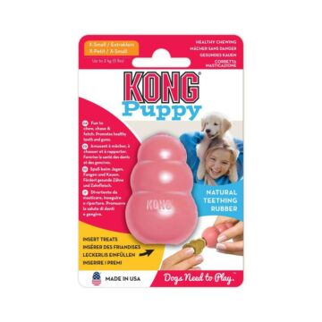 KONG Puppy Chew Toy - X-Small (Pink)