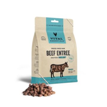 Vital Essentials Dog Food - Freeze-Dried (Mini Nibs) - Beef 14oz