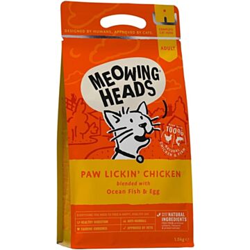 Meowing Heads Natural Cat Food - Chicken 1.5kg