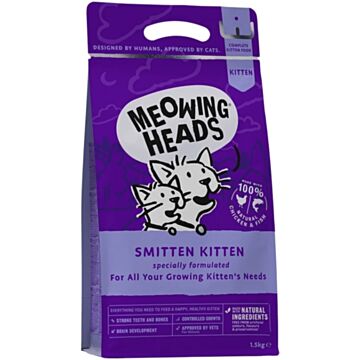 Meowing Heads Kitten Food - Natural - Chicken & Fish 1.5kg