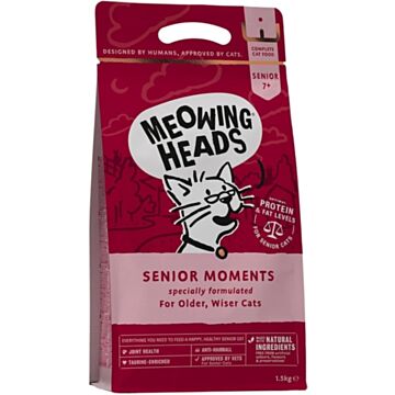 Meowing Heads Senior Cat Food - Natural - Chicken & Fish 1.5kg