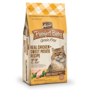 Merrick Cat Food - Purrfect Bistro Grain Free - Real Chicken + Sweet Potato