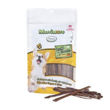 Merrimore Dog Treat - Air Dried Lamb Jerky Sticks 100g