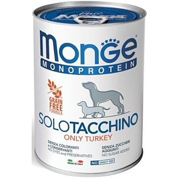 MONGE Dog Canned Food - MonoProtein - Turkey 400g