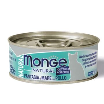 MONGE Cat Canned Food - Pacific Tuna with Chicken 80g