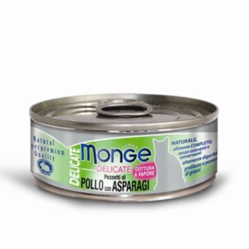 MONGE Cat Canned Food - Chicken with Asparagus 80g