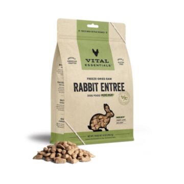 Vital Essentials Dog Food - Freeze-Dried Mini Nibs - Rabbit