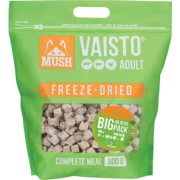 MUSH Vaisto Dog Food – Freeze-Dried Beef Pork & Chicken