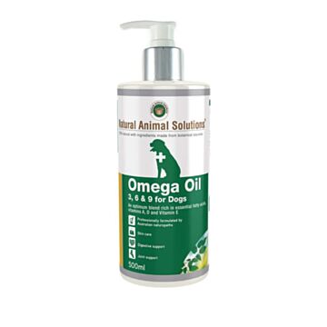 Natural Animal Solutions (NAS) Omega 3 6 9 Oil for Dogs 500ml