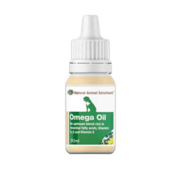 Natural Animal Solutions (NAS) Omega 3, 6, 9 Oil for Cats & Dogs 30ml