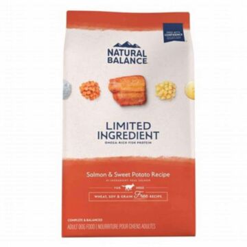 Natural Balance Dog Food - Grain Free LID - Salmon & Sweet Potato 4lb