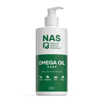 Natural Animal Solutions (NAS) Omega 3 6 9 Oil for Dogs 500ml