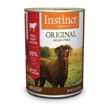 Nature's Variety Instinct Dog Canned Food - Grain Free Beef 13.2oz