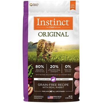 Nature's Variety Instinct Cat Food - Grain Free Rabbit 4.5lb (Pet Food)