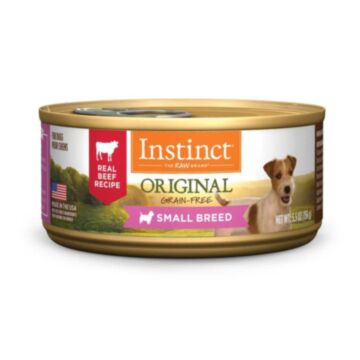 Nature's Variety Instinct Dog Canned Food - Small Breed - Grain Free Beef 5.5oz