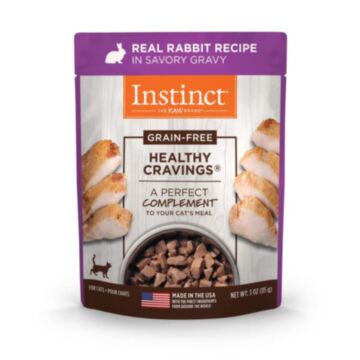 Nature's Variety Instinct Cat Pouch - Healthy Cravings Rabbit 3oz