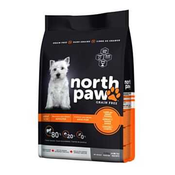 North Paw Dog Food - Grain Free - Lamb & Turkey 4.96lb