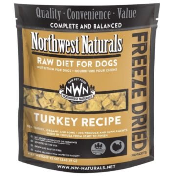 Northwest Naturals Freeze Dried Dog Food - Turkey 340g
