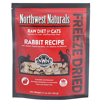 Northwest Naturals Freeze Dried Cat Food - Rabbit 311g
