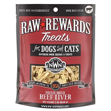 Northwest Naturals Cat & Dog Treat - Freeze Dried Beef Liver 85g