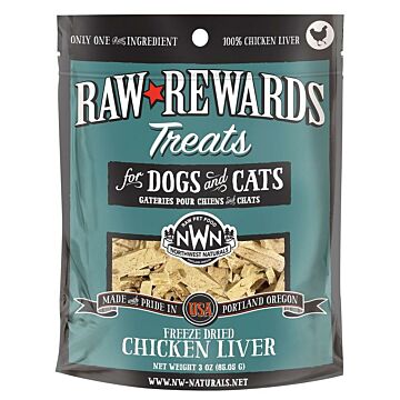 Northwest Naturals Cat & Dog Treat - Freeze Dried Chicken Liver 85g