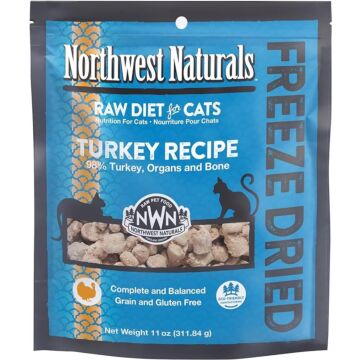 Northwest Naturals Freeze Dried Cat Food - Turkey 11oz