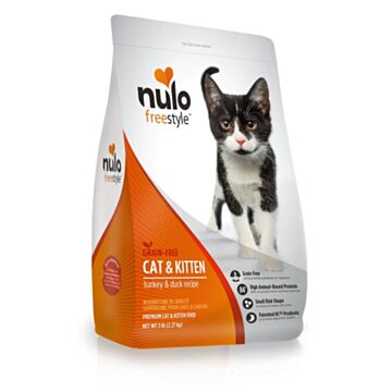 Nulo Cat & Kitten Food - FreeStyle Grain Free Turkey & Duck 5lb
