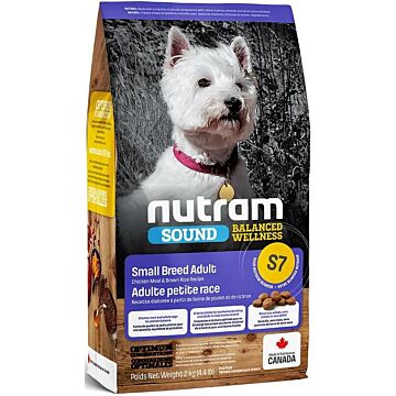 Nutram Dog Food - S7 Sound Balanced - Wellness Small Breed Adult 