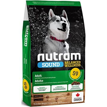 Nutram Dog Food - S9 Sound Balanced - Wellness Adult Lamb