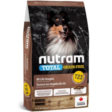 nutram grain free medium breed dog dry food chicken turkey duck