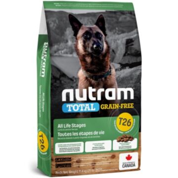 Nutram T26 Total Grain Free Dog Food - Lamb & Legumes 