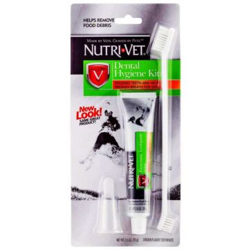 Nutri-Vet Dog Care - Toothpaste with Dental Hygiene Kit