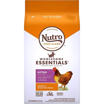 Nutro Cat Food - Kitten - Chicken & Brown Rice 3lb