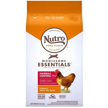 Nutro Cat Food - Adult - Hairball Control - Chicken & Whole Brown Rice