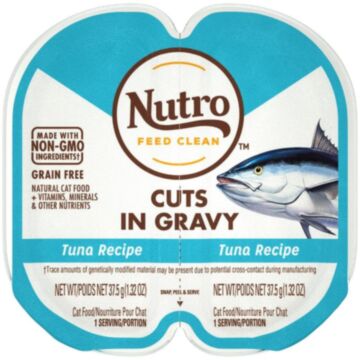 Nutro Cat Wet Food - Perfect Portion Grain Free Tuna Cuts in Gravy 75g
