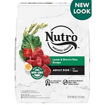 Nutro Dog Food  - Lamb & Brown Rice 12lb
